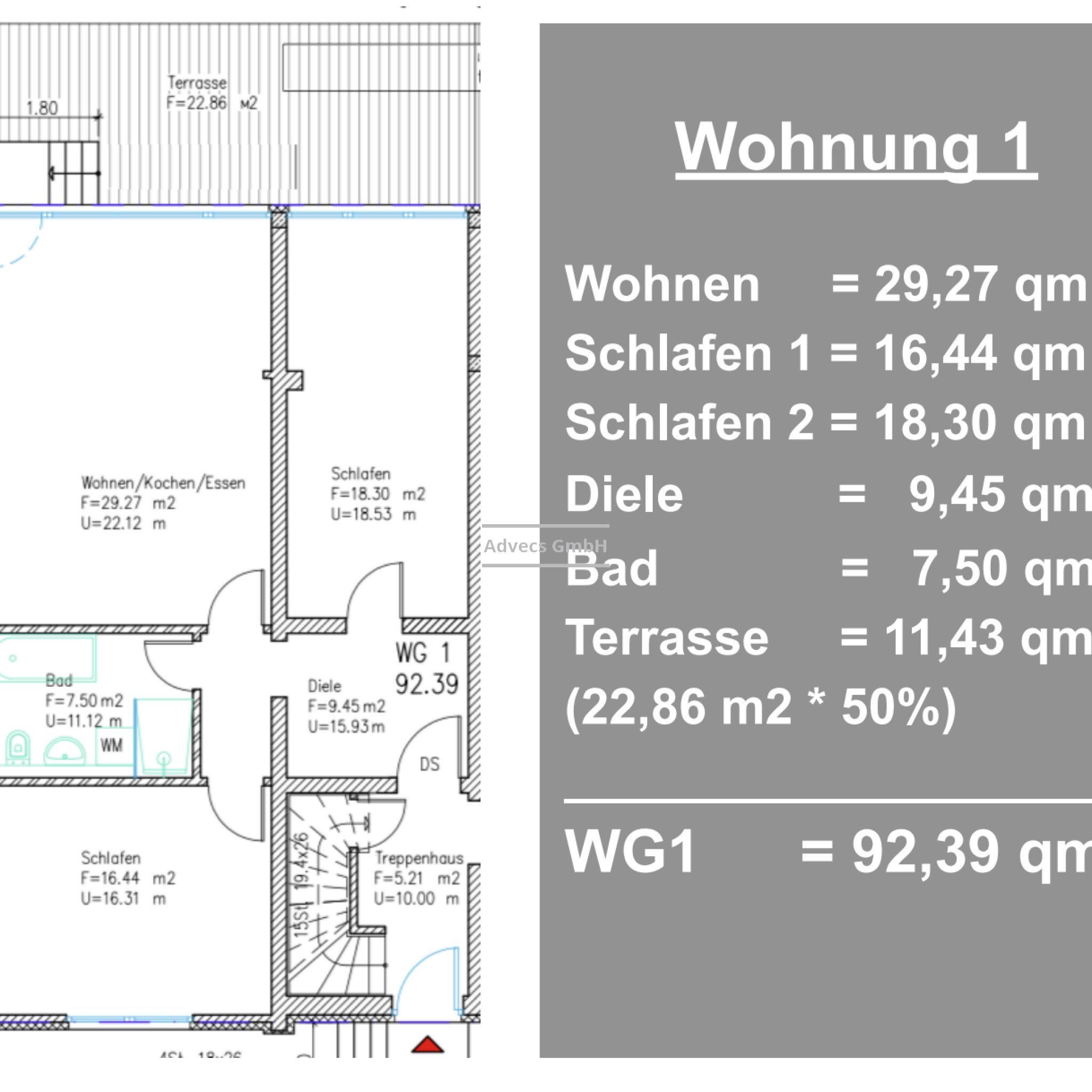 Erdgeschoß 3-Zimmer-Wohnung GROSS-BUCHHOLZER STR ...